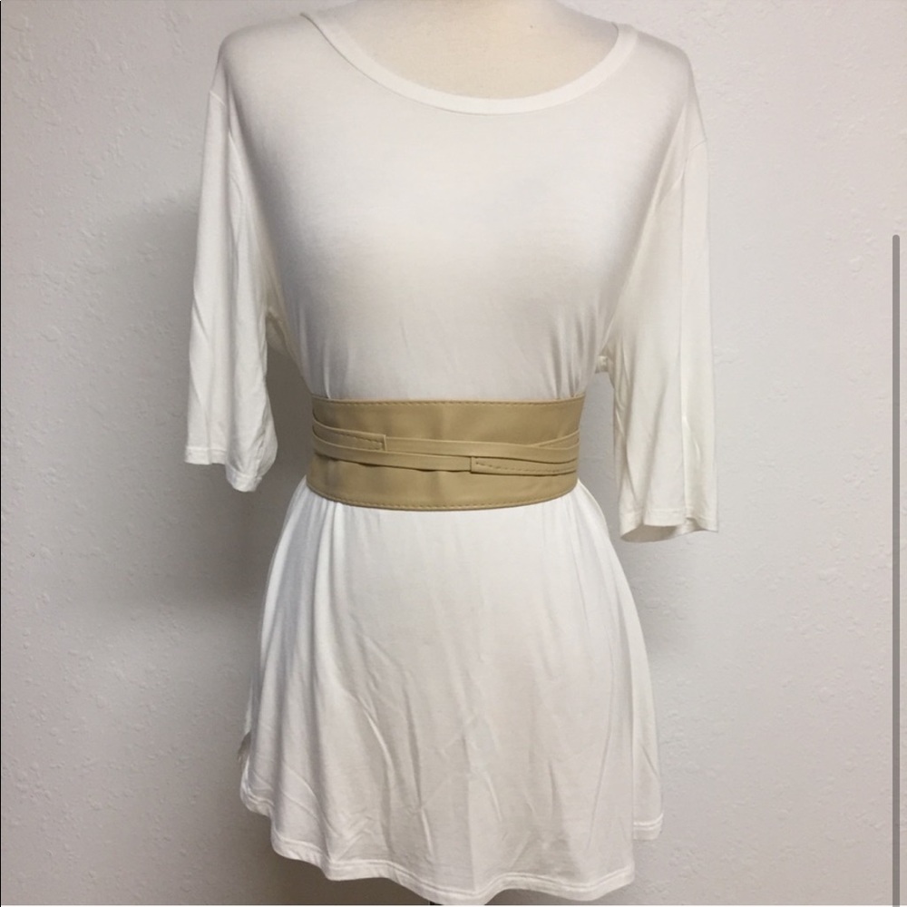 BRAND NEW Yay Cinch Cream Long Obi Belt